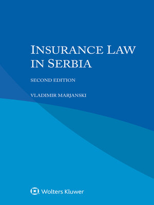 cover image of Insurance Law in Serbia